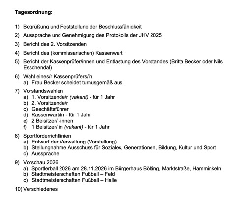 JHV 2026
